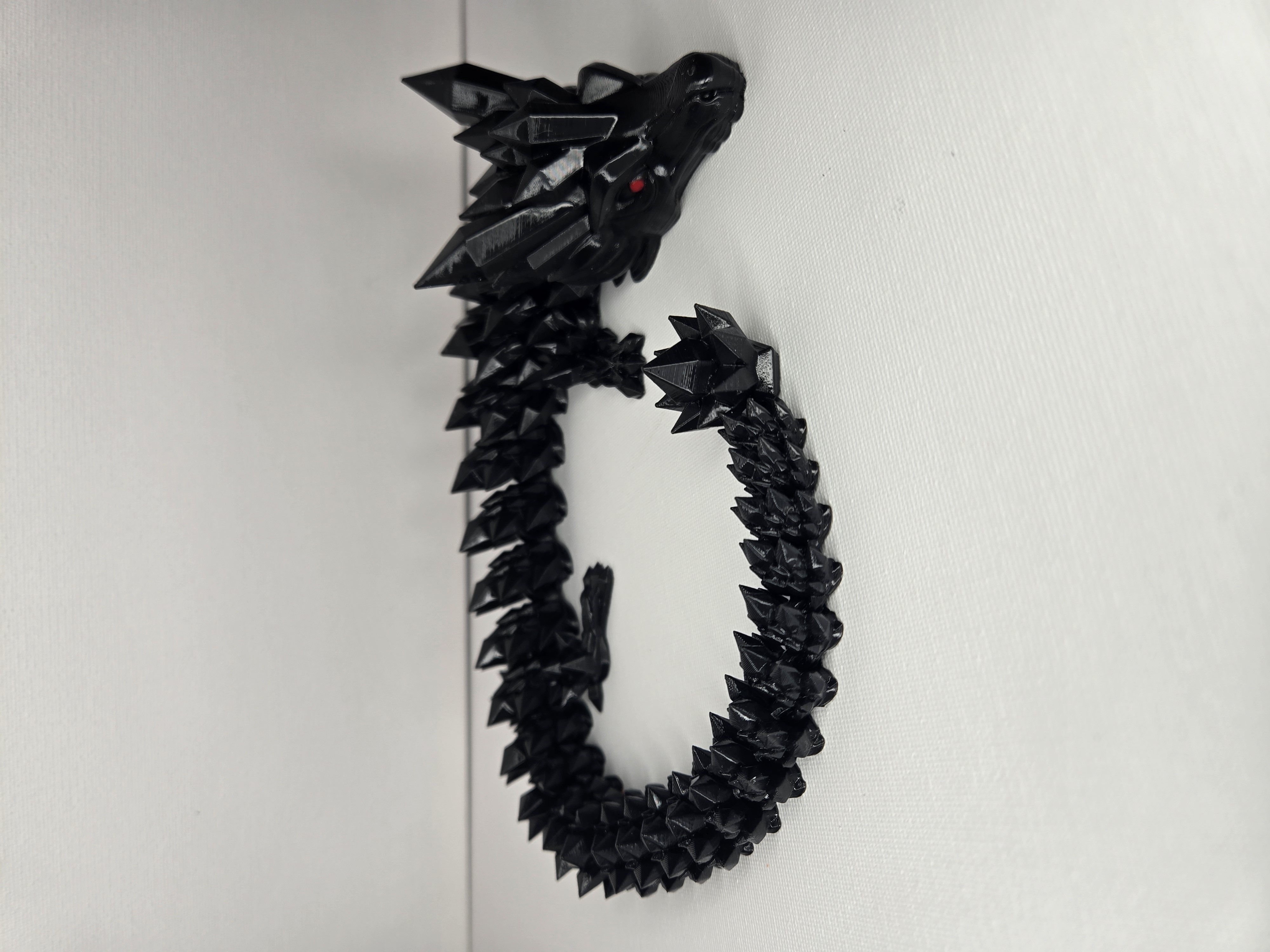 Night crystal dragon in deep colors